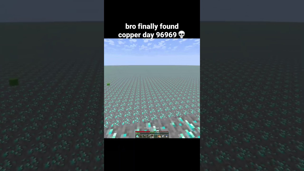 Minecraft Copper Ore Moment