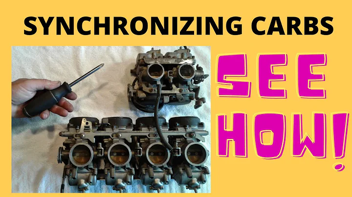 Synchronizing motorcycle carburetors explained  SEE HOW TO DO IT
