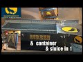 20 wide 36 long classifier container sluice box all in one for  gold prospectors  mojo