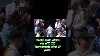 south Africa win WTC IIC Tournaments after 2027 year #iccchampionstrophy2025 #international cricket