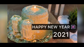 Candle Cake  تزين كيك الكريسماس 2021 بأسهل طريقة