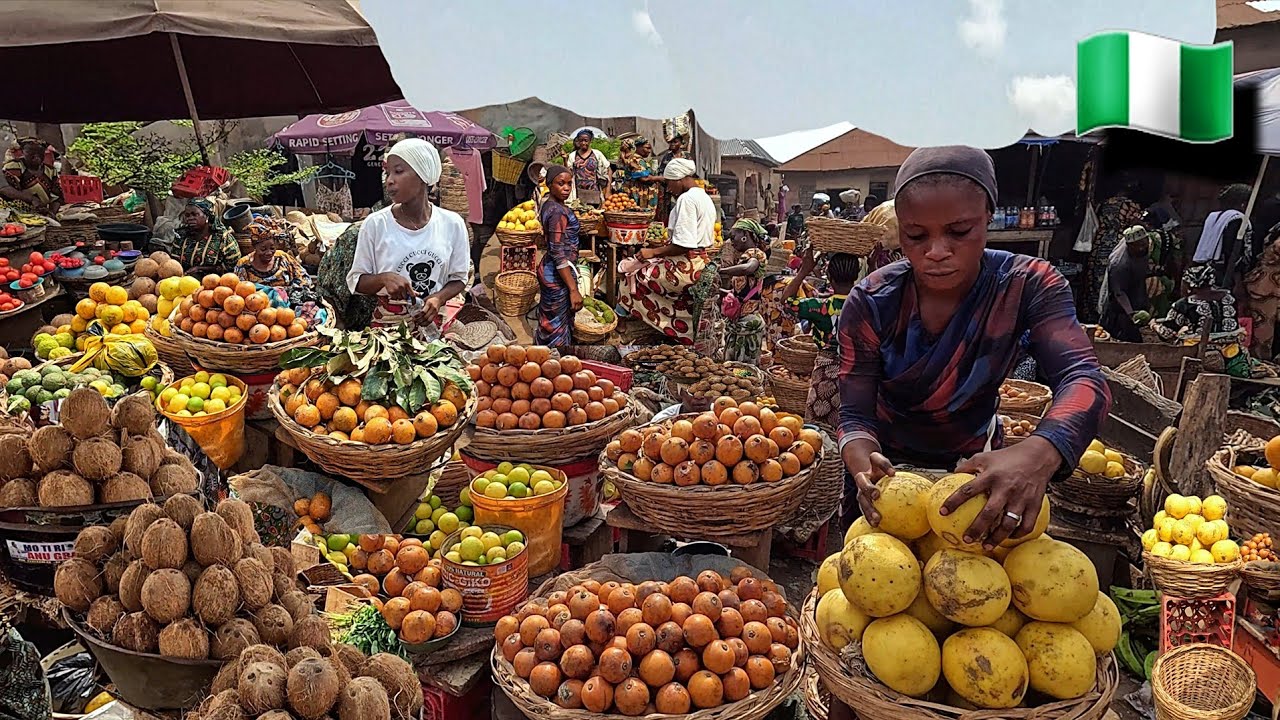 RURAL MARKET DAY IN IBADAN NIGERIA | COST OF LIVING IN NIGERIA WEST AFRICA 🇳🇬 WEST AFRICA 🌍