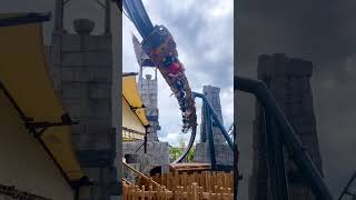 CRAZY FAST Single Rail Coaster in France 🇫🇷🎢 #rollercoaster #themepark #adrenaline #walibi #pov
