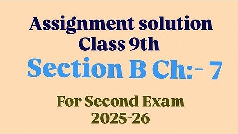 Std 9 maths vikas assignment 2026 vibhag B ch 7|dhoran 9 ganit vikas assignment vibhag B ch-7|#maths