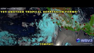 (Saturday) Tropical Depression Six-E