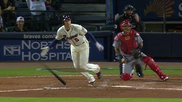 STL@ATL: Freeman lines an RBI single to left field