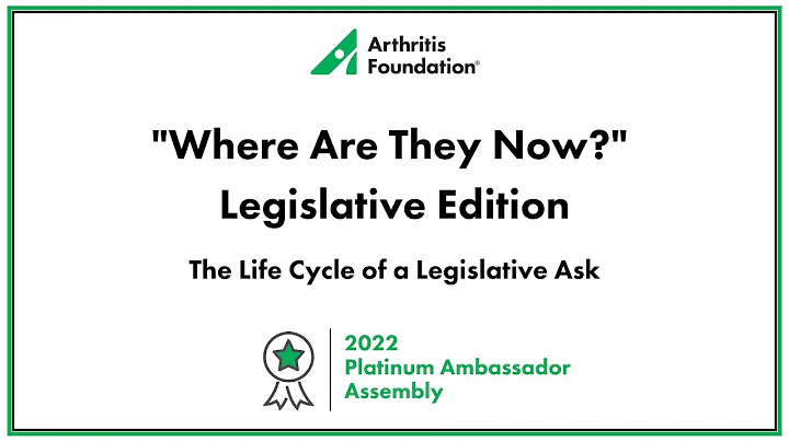 The Life Cycle of a Legislative Ask