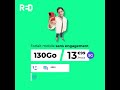 Red by sfr  forfait mobile sans engagement 130go  1399euros par mois