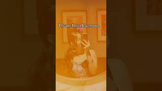 Private Account Username Ideas || #usernameideas  #aestheic #shorts  #fypviral #hiddenusername #sub