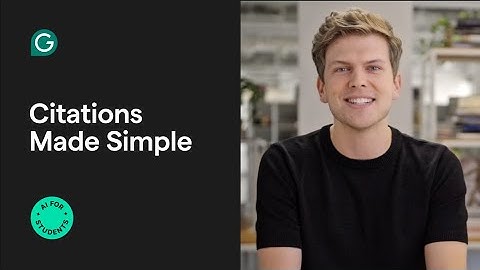 Build and Format Your Citations Effortlessly with Grammarly