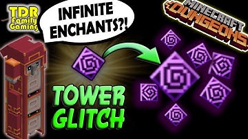 EASY TOWER GLITCH FOR ENCHANTMENT POINTS (patched) Minecraft Dungeons