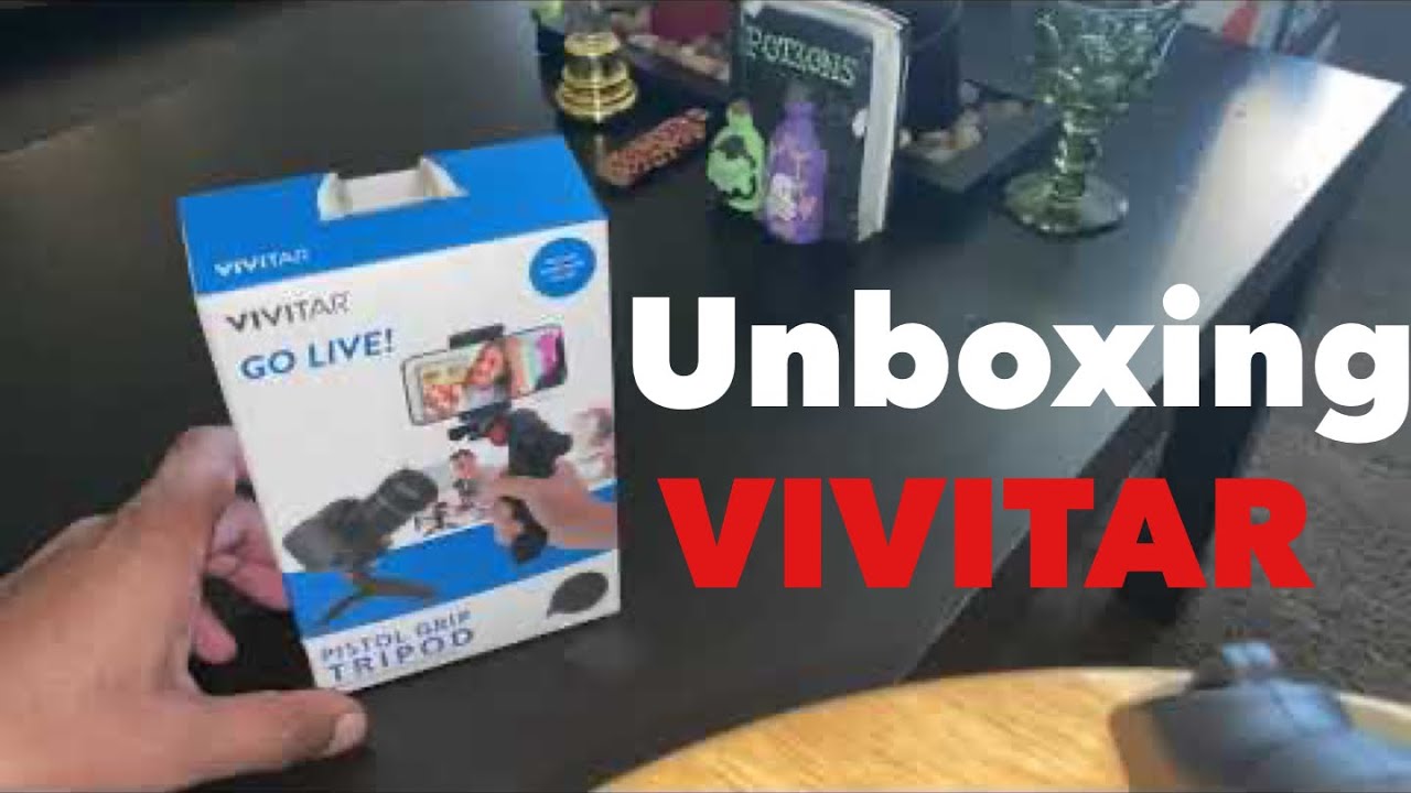 Unboxing VIVITAR GO LIVE! Pistol Grip Tripod MID 2810820 YouTube