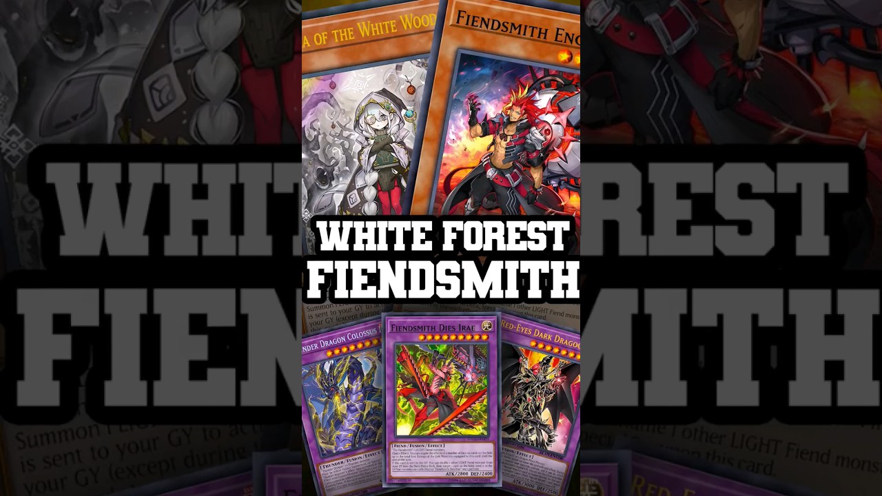 This Deck is INSANE! 🤯 #yugioh #fiendsmith #whiteforest