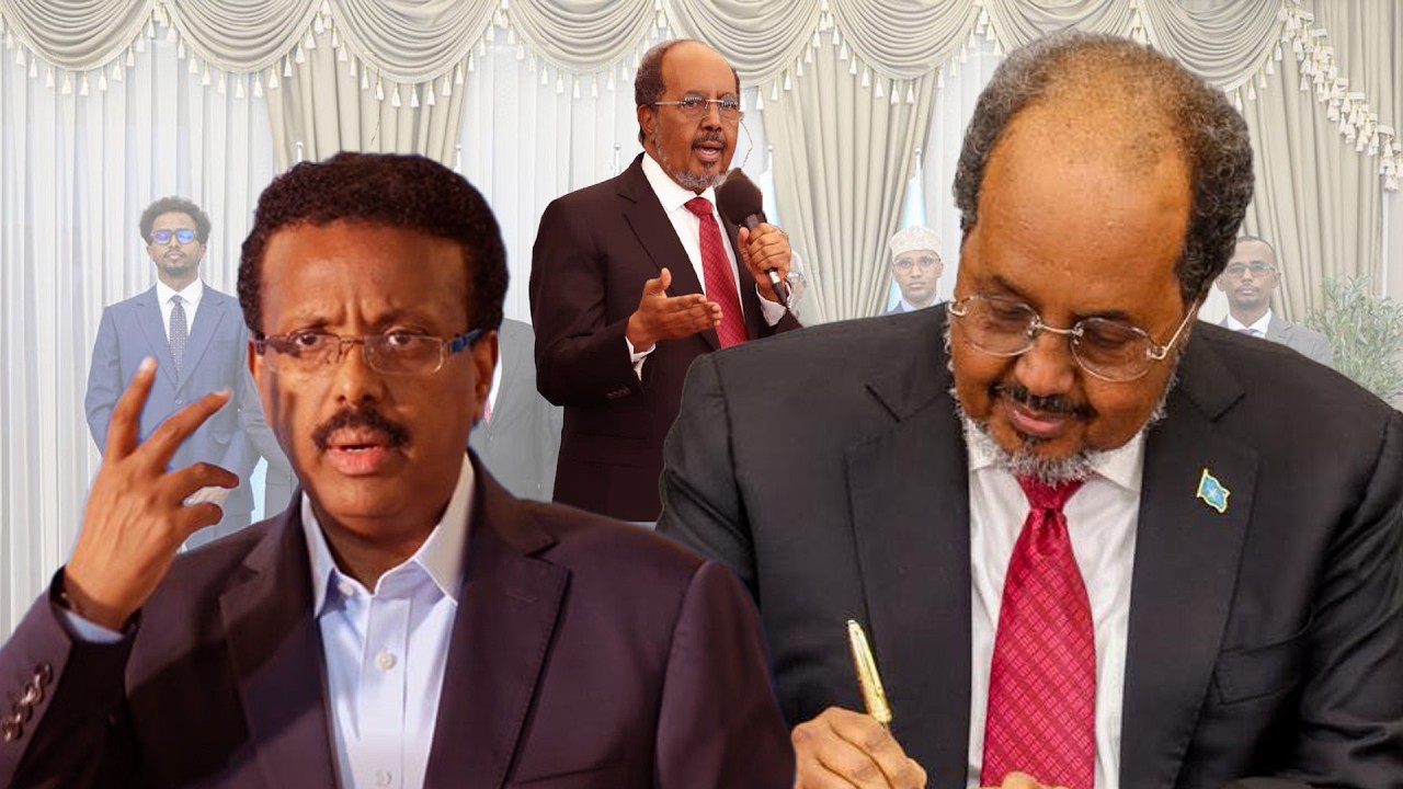 DEG DEG DAAWO Xasan Sheekh oo Dastuurkii Saxiixay Mucjiso ku dhigay Farmaajo dhulkana ku jiiday deni