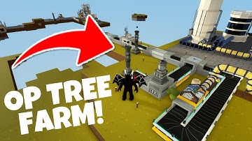 Insane Auto AFK Tree Farm! (INF Wood In Roblox Islands)
