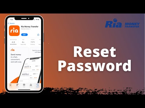 How to Reset Password of your Ria Money Transfer Account