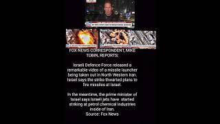 FOX NEWS' MIKE TOBIN REPORTS STRIKES IN IRAN #foxnews #iranwar2026 #israel ##usa #foryou