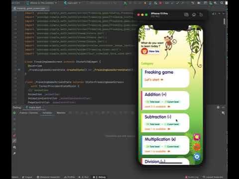 Flutter showcase - Math game - YouTube