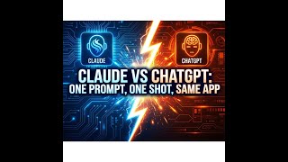 Information Claude vs ChatGPT: One Prompt, One Shot, Same App Guide