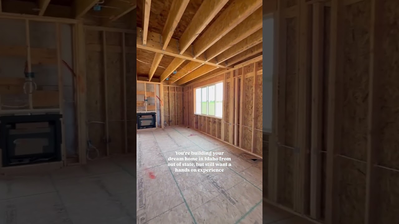 You’re building your dream home in Idaho from out of state, but still want a hands on experience