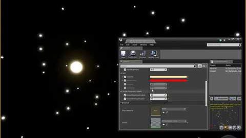Unreal Engine - Starry sky