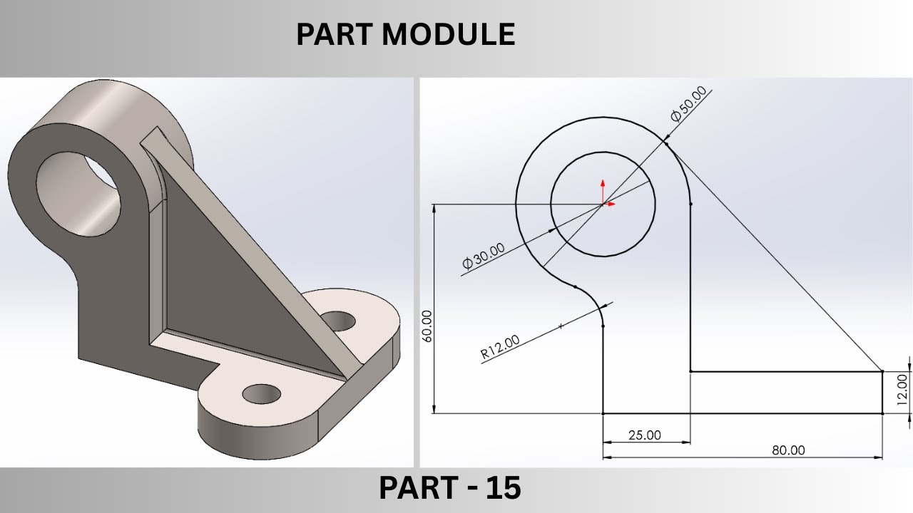 PART MODULE -15 SOLIDWORKS - YouTube