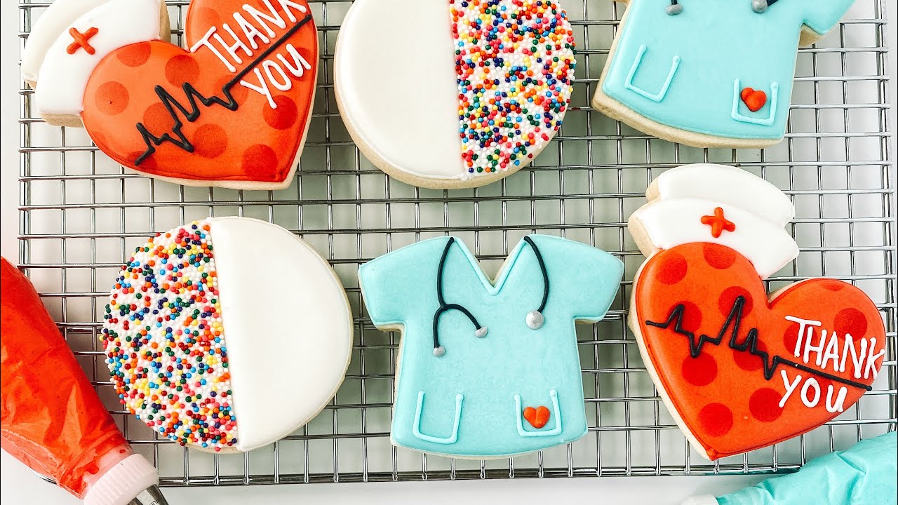 How to Decorate Nurse Appreciation Cookies