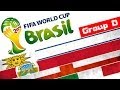 Green Screen FLAGS Group D - FIFA World Cup Brazil 2014 HD - Footage PixelBoom CG