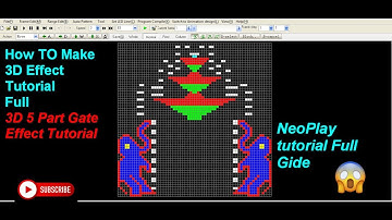 Neon Play Software 3D Gate Effect Tutorial how To make 3D Gate effect  tutorial#Neon Play Full Gide