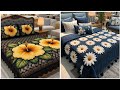 Crochet beautiful bedcover design ideas share ideas created by ai knitted  crochet