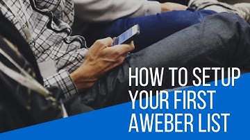 How To Create An Aweber List + Disable Opt-in Confirmation