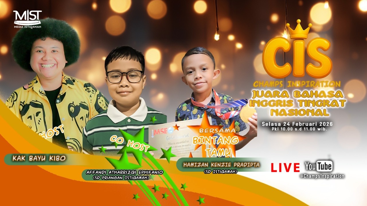 ❗❗Mau Jago Bahasa Inggris? Bongkar Tips Juara Nasional dari Hamizan Kenzie Pradipta!