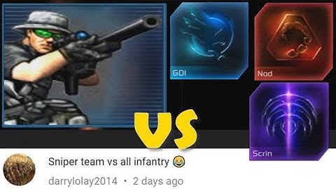 GDI Sniper vs All Infantry in Kane