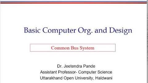 Computer System Architecture: Lecture 3 Part 1