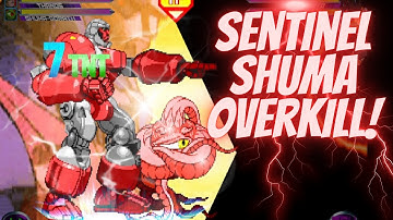 MvC2 - Sentinel/Shuma Gorath Overkill Combo Sequence