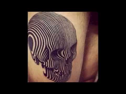 Tatto 3d  tengkorak  YouTube