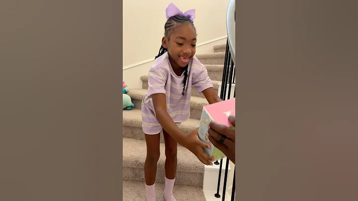 Dad surprises Cali with new  Labubu #shorts