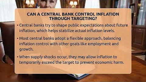 Can A Central Bank Control Inflation Through Targeting? - Inflation Insight Channel