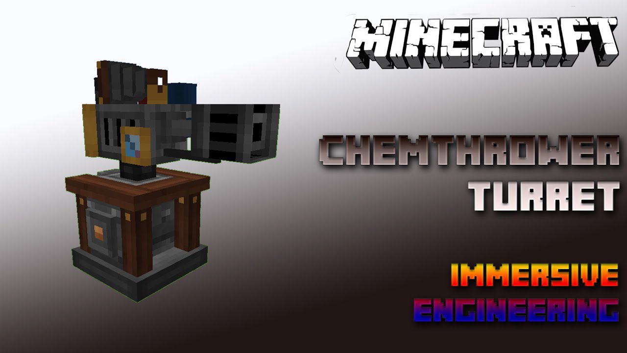 Immersive engineering gun turret