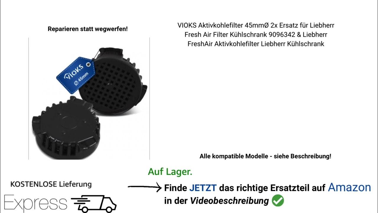 Kühlschrank Aktivkohlefilter tauschen Liebherr Fresh Air Filter Kühlschrank wechseln YouTube