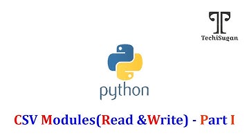 33 | Python Tutorial for Beginners | CSV Module - How to Read,Write CSV Files-Part 1