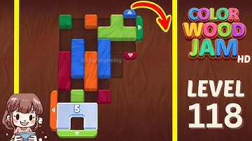 Color Wood Jam Level 118 Solution Walkthrough