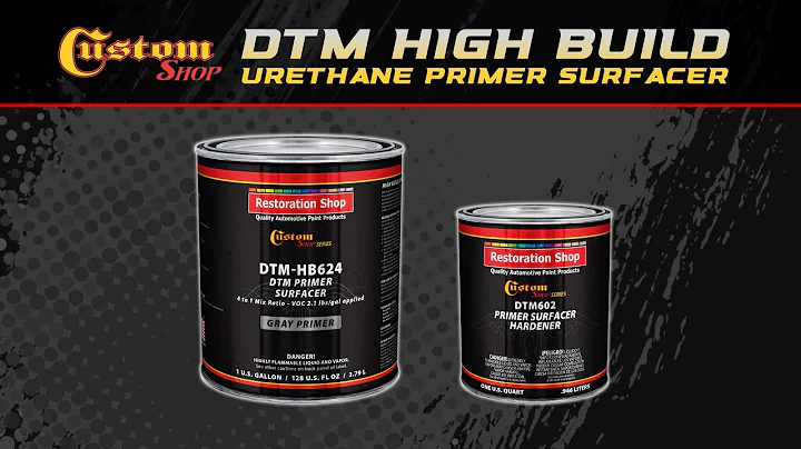 Custom Shop, DTM High Build Urethane Primer Surfacer
