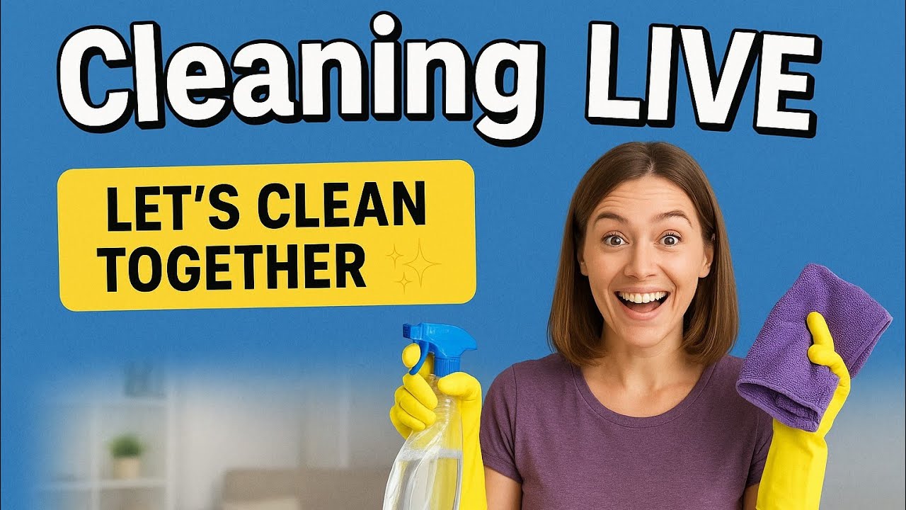 Cleaning Live #CleaningLive#CleaningDay#CleanWithMe#LiveCleaning# ...