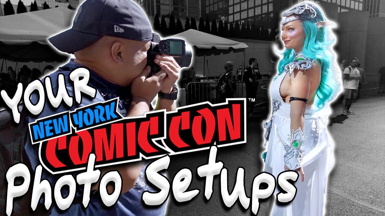 Photographer Set Ups at New York Comic Con - YouTube