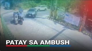Company consultant patay sa pananambang sa Calamba, Laguna | ABS-CBN News