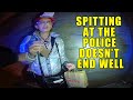 Crazy Shoplifter Spits at Police and Resists Arrest