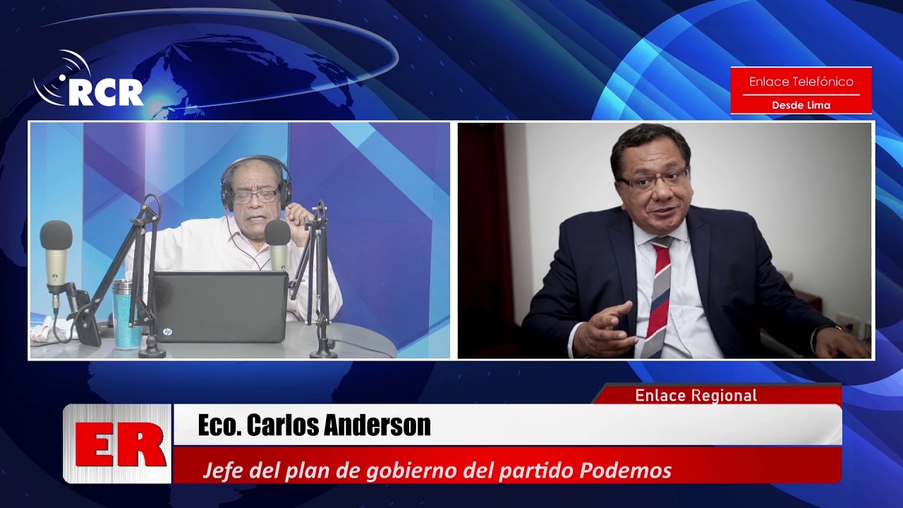 ENTREVISTA AL ECONOMISTA CARLOS ANDERSON, JEFE DEL PLAN DE GOBIERNO DEL PARTIDO PODEMOS