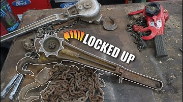 Lever Chain hoist FIX and how they work