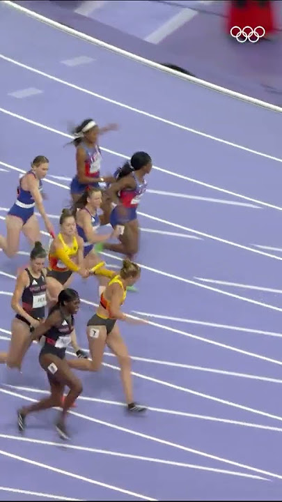 Team USA dominated the women's 4X100m relay at #Paris2024. 🇺🇸